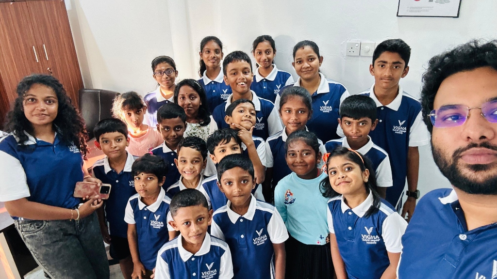 Mentors and students smiling together at Prime Skill Campus